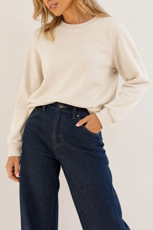 Elvira Sweater Laney warm Ivory