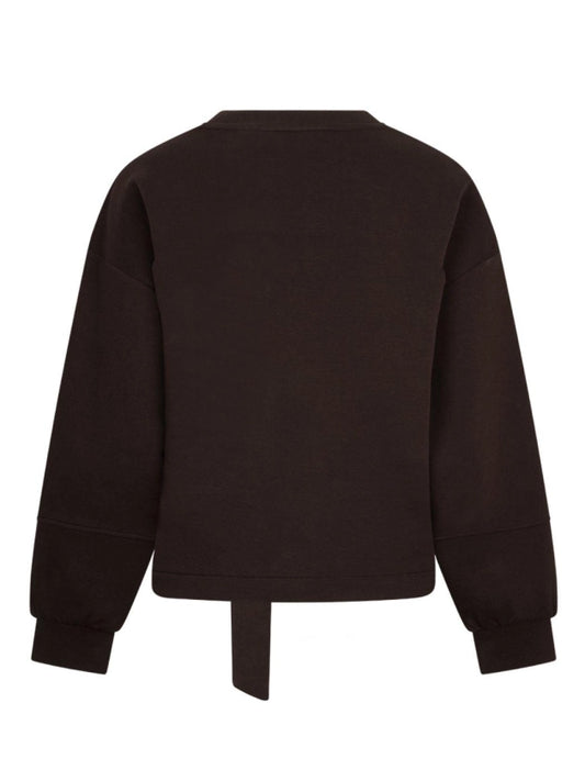 Pullover Red Button Shakira Top & Belt Scuba