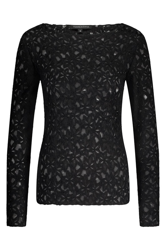 Top Lace zwart Tramontana