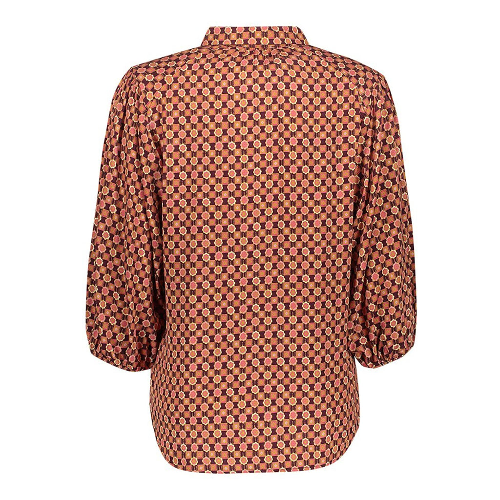 Blouse Geisha cassis orange