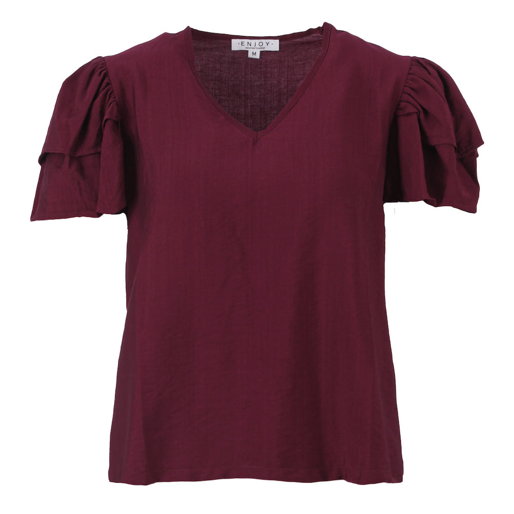 Shirt Enjoy Bordeau
