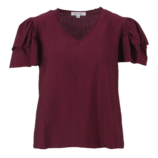 Shirt Enjoy Bordeau