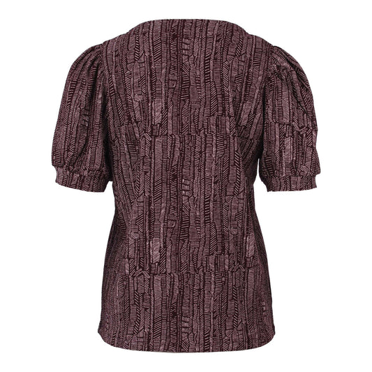 T-shirt bordeaux Enjoy