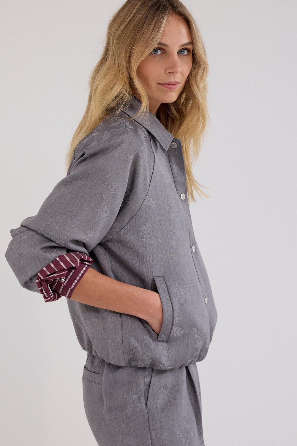Tramontana Jacket Grey Melange