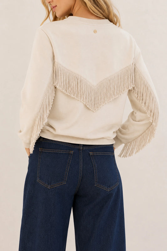 Elvira Sweater Laney warm Ivory