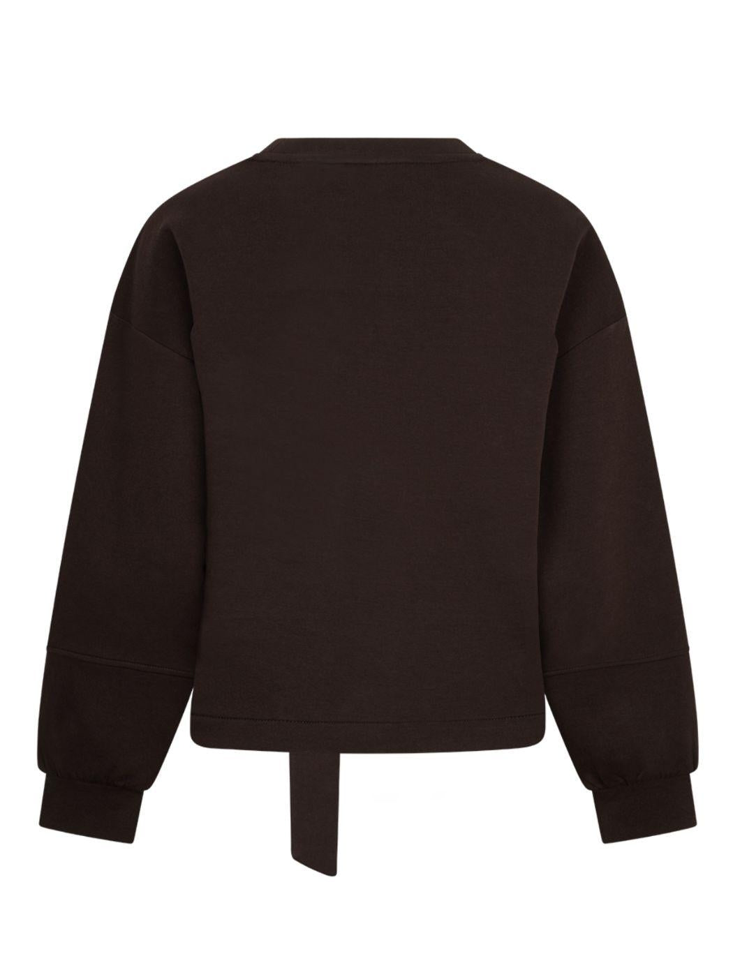 Pullover Red Button Shakira Top & Belt Scuba