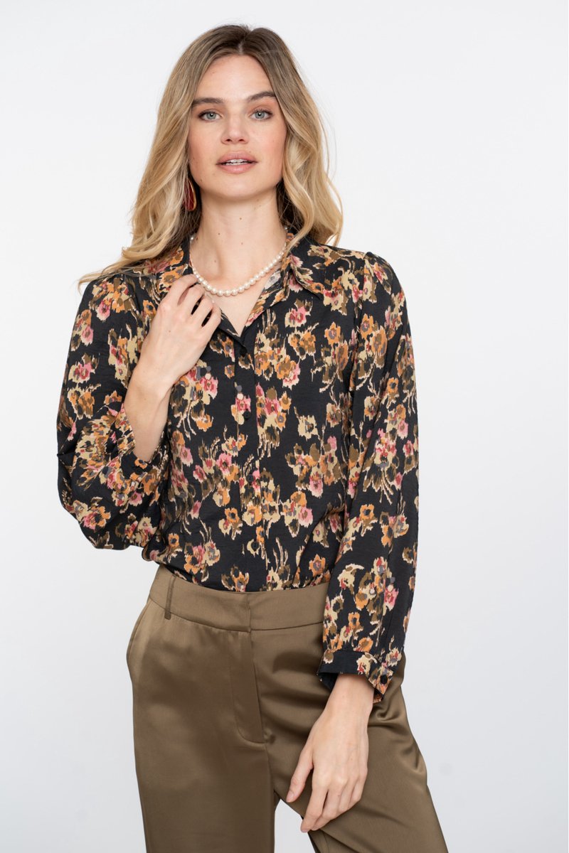Blouse bloemen Geisha