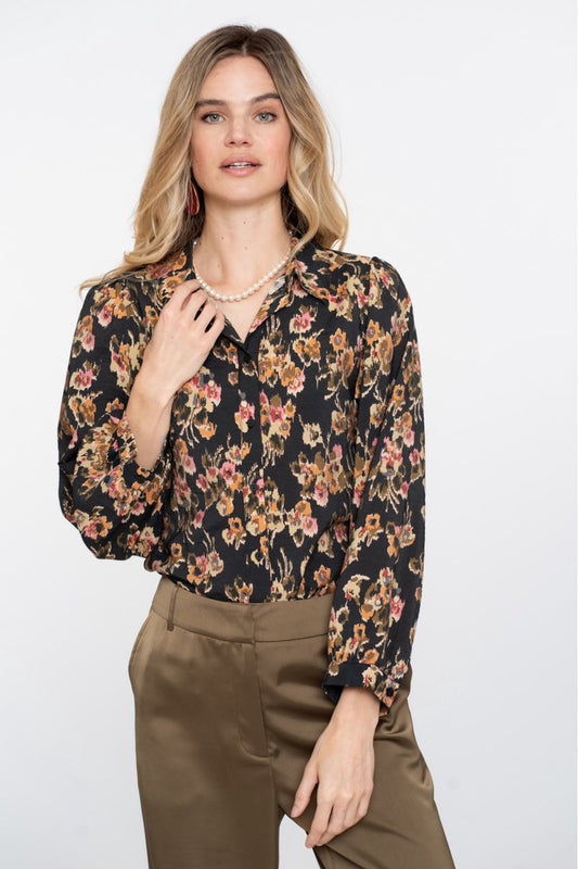 Blouse bloemen Geisha