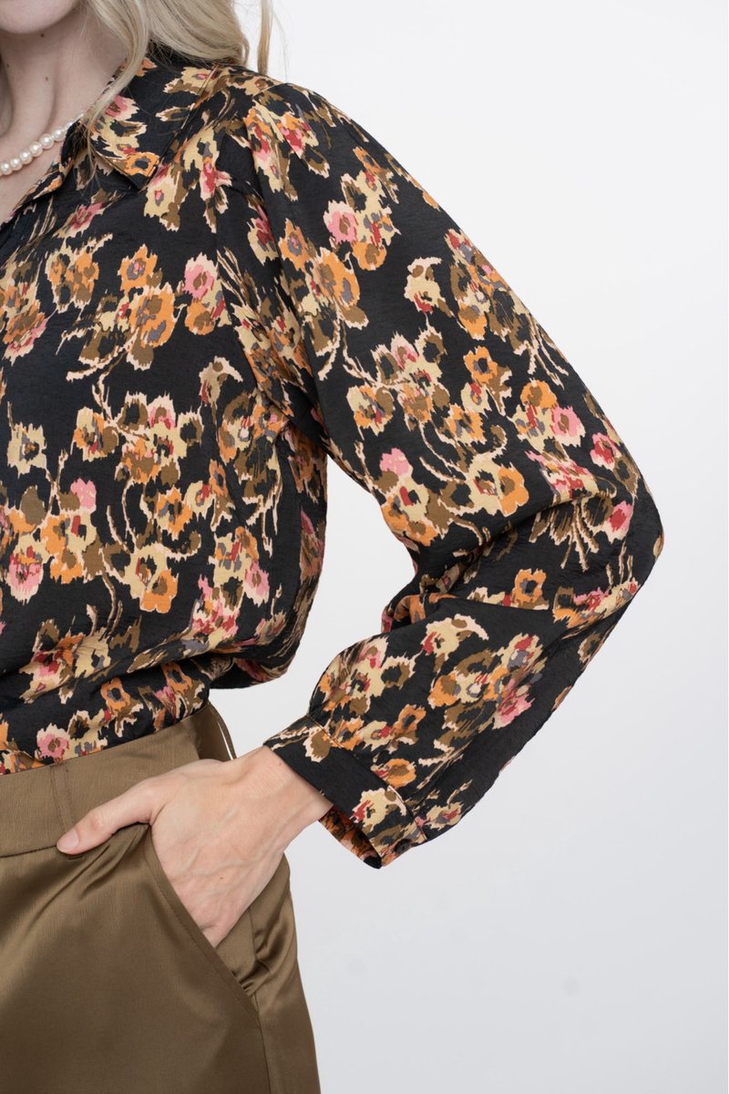 Blouse bloemen Geisha