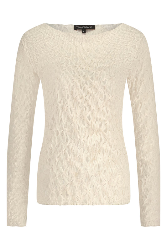 Top Lace off white Tramontana