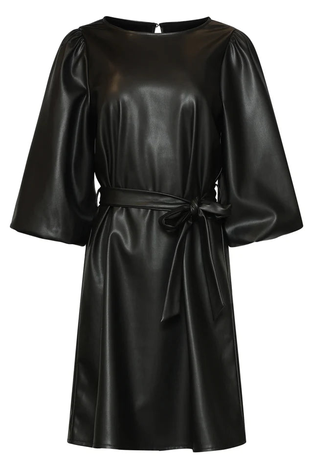 Smashed Lemon Dress Black