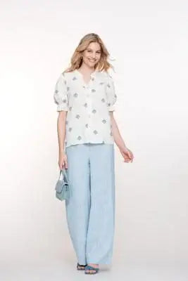 Broek Geisha - light bleu