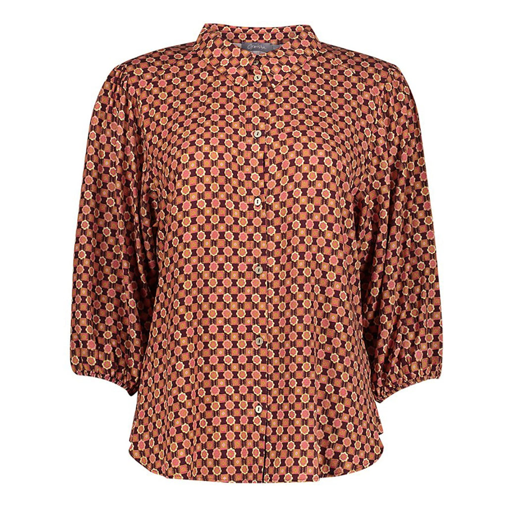 Blouse Geisha cassis orange