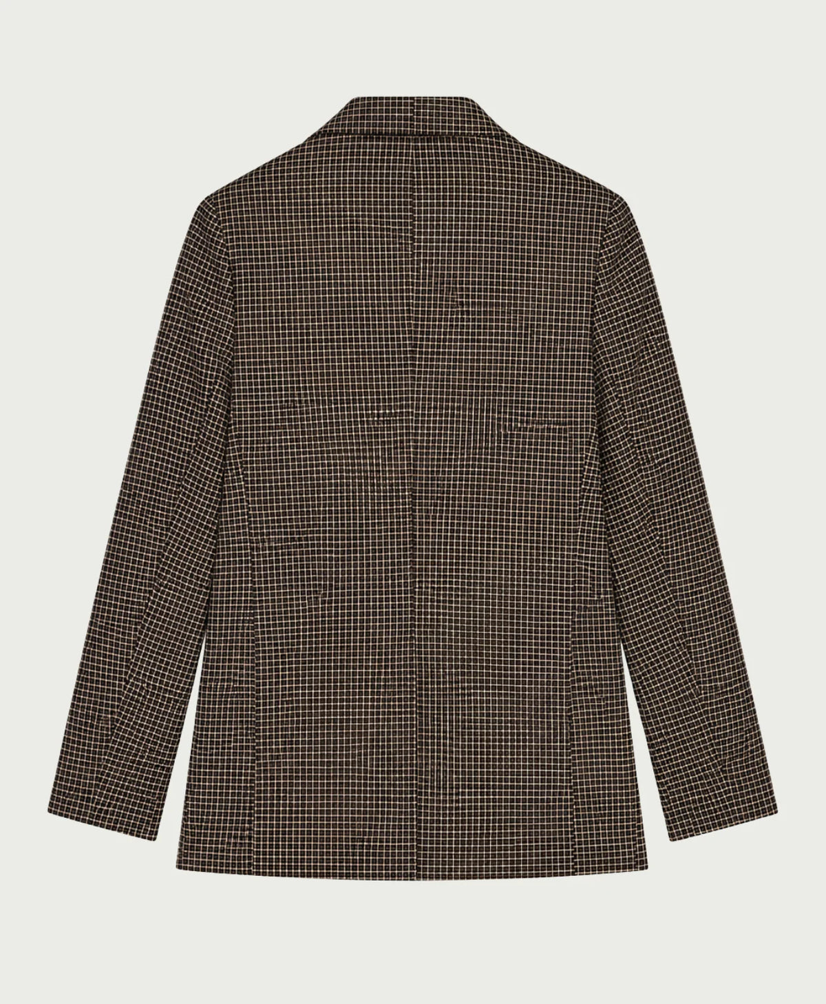 Elvira Blazer Kaylee Dark Coffee Check