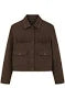 Elvira Jacket Suzy Dark Coffee Suede